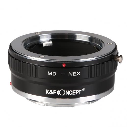 K&F Concept  Adapter für Minolta MD MC Objektiv auf Sony E-Mount Kamera