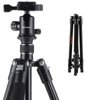 TM2324 Silber 62 Zoll 360° Panorama Kamerastativ Reisestativ Einbeinsativ-Funktion Kugelkopf