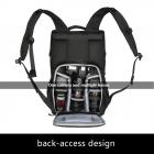 K&F Concept  Kamerarucksack Fotorucksack 46*29*16 cm -Schwarz