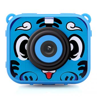 AT-G20G Telecamera per bambini impermeabile 1080P HD Action Camera per regalo di compleanno Fotocamera Giocattolo Schermo LCD da 2.0 '' (blu)