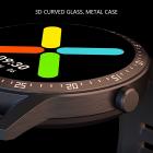 G1 smart watch фитнес-трекер 1,28-дюймовый сенсорный монитор сердечного ритма IP68 водонепроницаемый черный