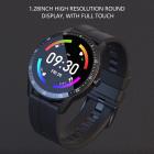 G1 смарт-часы фитнес-трекер 1,28-дюймовый сенсорный монитор сердечного ритма IP68 водонепроницаемый серебристый