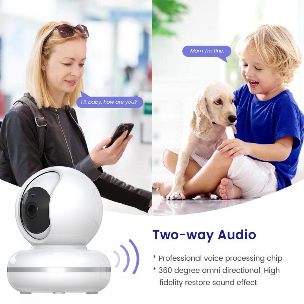 F10 1080P HD 80 градусов Wi-Fi сетевая камера ночного видения Видеокамера IP, двусторонний звук, обнаружение движения и звука