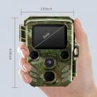 H501 Mini Trail Camera 1080P HD 5MP IR, ночное видение, IP66, водонепроницаемость, длительный режим ожидания, ЖК-дисплей 2 дюйма, время срабатывания 0,6 с для наблюдения за дикой природой, домашняя безопасность