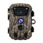 H883 Mini Trail Camera 1080P HD Игровая камера IP66 Водонепроницаемая камера для охоты на диких животных с 12-месячным режимом ожидания и ночным видением 2,4-дюймовые ИК-светодиоды
