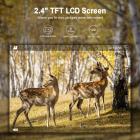 H883 Mini Trail Camera 1080P HD Игровая камера IP66 Водонепроницаемая камера для охоты на диких животных с 12-месячным режимом ожидания и ночным видением 2,4-дюймовые ИК-светодиоды