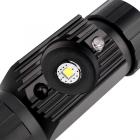 BORUiT - Induktionsstrålkastare XPE RJ-020 med rörelsesensor, uppladdningsbar LED-uppladdningsbar ficklampa, camping- eller jaktljus, 18650 lm