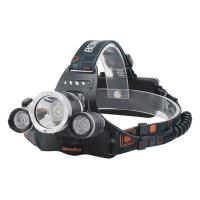 BORUIT RJ-3000 20W Høj lysstyrke 4000LM 3LED Hvidt lys Sportsforlygte Sort