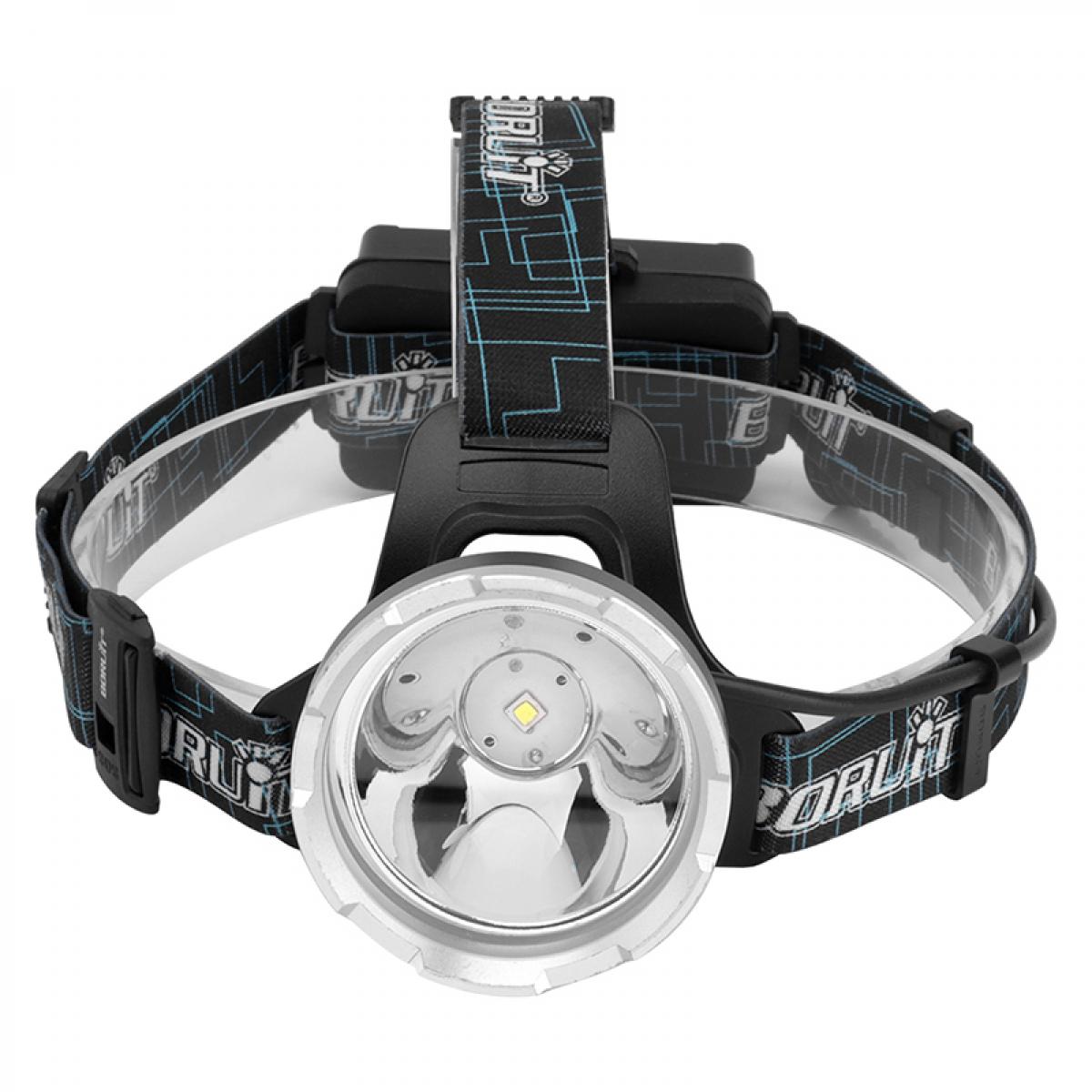 B10 faro professionale da esterno adatto per campeggio all'aperto, escursionismo, pesca, nero