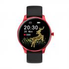 LW29 1.28 pollici AMOLED full circle full touch orologio sportivo ultra sottile ultra sottile supporta la frequenza cardiaca, la pressione sanguigna e l'ossigeno nel sangue modalità sportive multiple IP68 impermeabile nero rosso