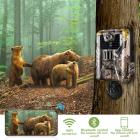Wildlife Trail Camera WiFi 30mp 4K / 30fps Uppgradera Bluetooth-Spelkamera Med Night Vision 0.2s Triggerhastighet Vattentät ip66 För öVervakning Utomhus Vilda Djur