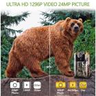 Wildlife Trail Camera WiFi 30mp 4K / 30fps Uppgradera Bluetooth-Spelkamera Med Night Vision 0.2s Triggerhastighet Vattentät ip66 För öVervakning Utomhus Vilda Djur