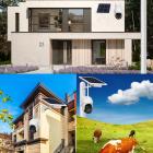 telecamera senza fili esterno a energia solare ,conversazione bidirezionale, videocamera sorveglianza cctv per visione notturna 1080p