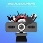 Webbkamera 200w HD-datorkamera Mikrofon PC-webbkamera, Full-widescreen bärbar dator USB-webbkameror, Mac-dator anteckningsbok webbkamera
