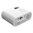 Altoparlanti stereo HiFi sullo stesso proiettore dello schermo, rotazione a 360 gradi, 2200 lumen, display da 120 pollici, supporto 1080P full HD, luci LED, 50000 ore, compatibile con chiavette TV, smartphone, tablet, HDMI, USB, VGA e AV Norme dell'UE