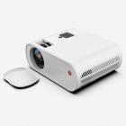 Altoparlanti stereo HiFi sullo stesso proiettore dello schermo, rotazione a 360 gradi, 2200 lumen, display da 120 pollici, supporto 1080P full HD, luci LED, 50000 ore, compatibile con chiavette TV, smartphone, tablet, HDMI, USB, VGA e AV Norme dell'UE