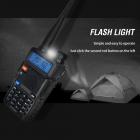 BF-UV5R Tvåvägsradio, 5w Dubbelband, 136-174MHz VHF/400-520MHz UHF, 128 Kanaler, 5-10km Distans