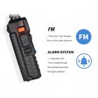 BF-UV5R Tvåvägsradio, 5w Dubbelband, 136-174MHz VHF/400-520MHz UHF, 128 Kanaler, 5-10km Distans