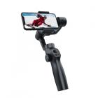 Super stabil anti-shake tre-akset gimbal stabilisator (sæt), velegnet til iPhone- og Android-telefoner og GoPro-sportskameraer, med dynamisk ansigts- / objekt-tracking-funktion