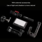 Ultra-thin portable mini two-color LED fill light, 3000K-6500K adjustable brightness, built-in 3000mah battery, can be used for mobile phones, cameras, camcorders to fill light