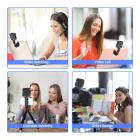 Verstelbare 6500K LED videolamp met drietraps helderheid met zuignap, vergaderingen, uitzendingen, video en make-up