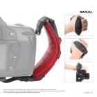 Kamera Läder handledsrem Lynca e6 Justerbar kamerahandtag bälte (med snabbkopplingsplatta) för Canon Nikon, Sony Fujifilm DSLR-kameror Brun