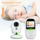 Babyphone Video Su Schermo Da 2 Pollici Con Telecamera Remota Wireless, Visione Notturna, Monitoraggio Della Temperatura e Chiamate Bidirezionali Da Utilizzare Con Una Presa DI Corrente WiFi EU a 2,4 GHz