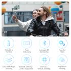 Estabilizador de teléfono móvil portátil de 3 ejes para iPhone Android plegable