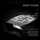 K&F Concept Infrared Night Vision Kikare 2,31 tums TFT LCD-skärm, 4x digital zoom, 3W 850NM kikare