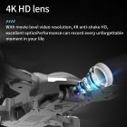 GPS-positionering för vuxna, 4K fyrkamera med dubbla kameror, med automatisk retur, ruttplanering, 360 ° surroundflyg, start och landning med en nyckel, lätt för nybörjare att använda