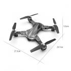 GPS-positionering för vuxna, 4K fyrkamera med dubbla kameror, med automatisk retur, ruttplanering, 360 ° surroundflyg, start och landning med en nyckel, lätt för nybörjare att använda