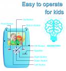 2,4 tuuman 1080P HD 12mp lasten pikakamera painopaperilla