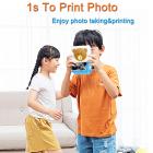 2,4 tuuman 1080P HD 12mp lasten pikakamera painopaperilla