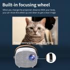 Mini projetor portátil para crianças - suporte para projetor de home theater 1080p (plug UE)