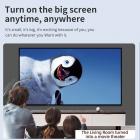 Mini projetor portátil para crianças - suporte para projetor de home theater 1080p (plug UE)