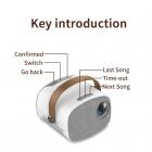 Mini projetor portátil para crianças - suporte para projetor de home theater 1080p (plug UE)