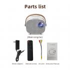 Mini projetor portátil para crianças - suporte para projetor de home theater 1080p (plug UE)