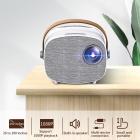 Mini projetor portátil para crianças - suporte para projetor de home theater 1080p (plug UE)