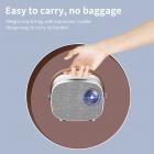 Mini projetor portátil para crianças - suporte para projetor de home theater 1080p (plug UE)