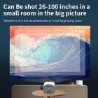 Mini projetor portátil para crianças - suporte para projetor de home theater 1080p (plug UE)