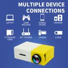 Mini proiettore LED tascabile, supporto 1080p Full Hd - compatibile con TV Stick (spina europea)