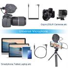 Mini Camera Video Microphone Shotgun Mic With Shock Mount til Vloging