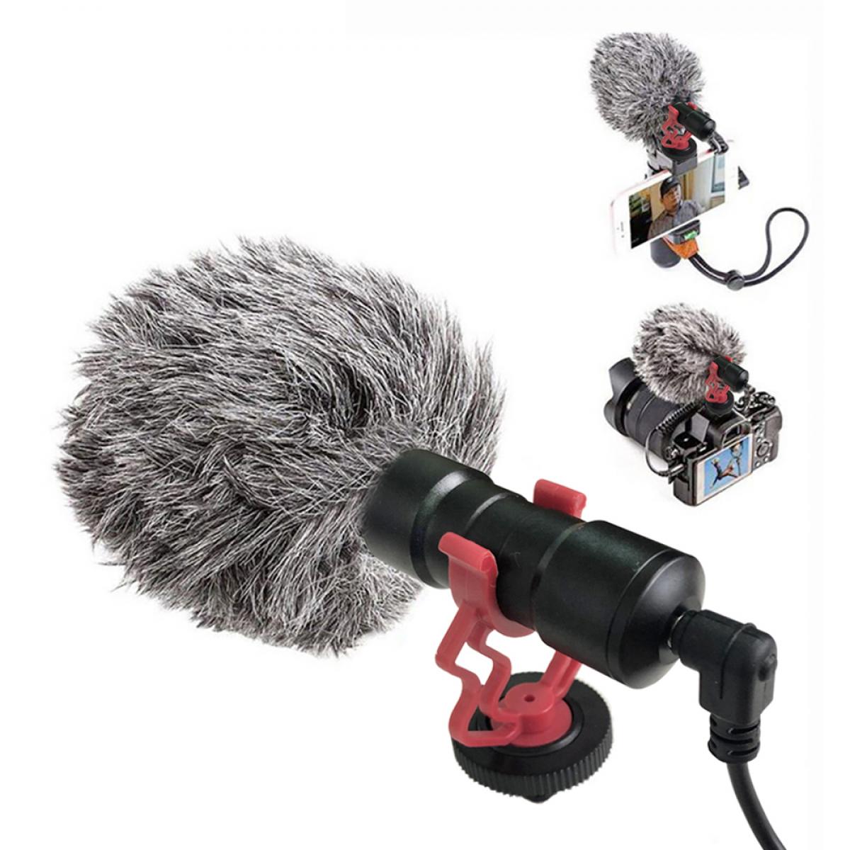 Mini Camera Video Microphone Shotgun Mic With Shock Mount til Vloging