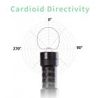 Ulkoinen videomikrofoni haulikkomikrofoni kameralle ja puhelimelle iskunvaimentimella