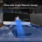 Microfone H200, alto-falante e lente 1080P três-em-um de streaming de alta definição webcam empresarial com proteção de privacidade, foco fixo, webcam H200 de alta definição grande angular USB para reuniões YouTube Skype FaceTime Hangouts, PC Mac laptop d