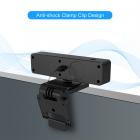 Microfone H200, alto-falante e lente 1080P três-em-um de streaming de alta definição webcam empresarial com proteção de privacidade, foco fixo, webcam H200 de alta definição grande angular USB para reuniões YouTube Skype FaceTime Hangouts, PC Mac laptop d