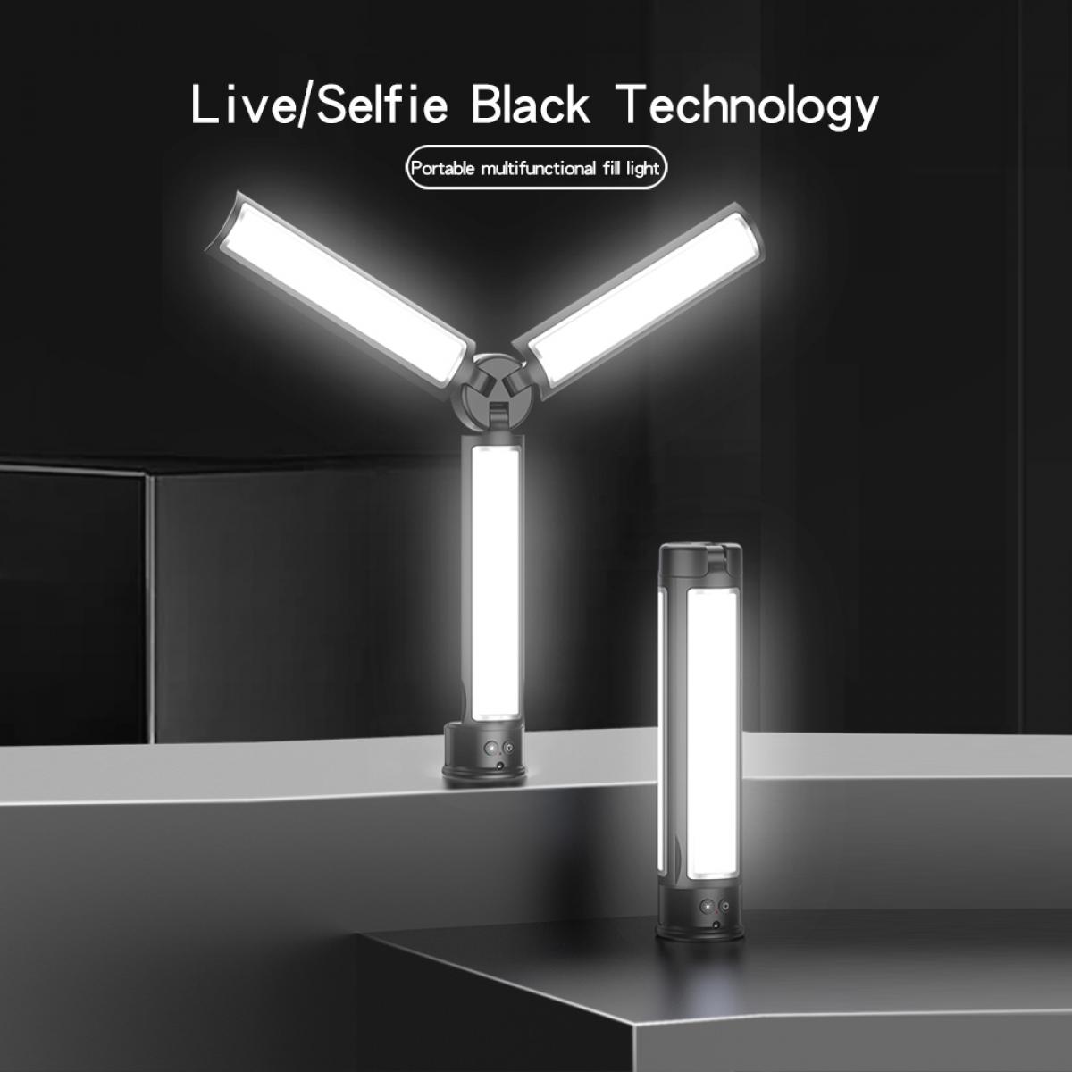 AB502 LED-videolamp, draagbaar opvouwbaar licht