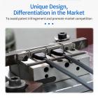 Cavo HDMI 8K 6.6ft, HDMI 2.1 Cavo HDMI intrecciato in nylon ad alta velocità 48 Gbps con eARC HDR10