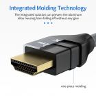 Cavo HDMI 8K 6.6ft, HDMI 2.1 Cavo HDMI intrecciato in nylon ad alta velocità 48 Gbps con eARC HDR10