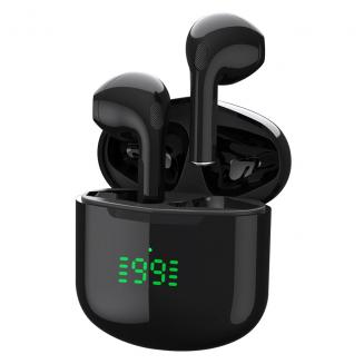 Pro 12 Bluetooth 5.0 IPX4 langattomat nappikuulokkeet HI-FI-stereoäänellä - musta